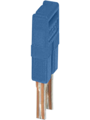 Phoenix Contact - FBS 2-3,5 BU - Plug-in Bridge, 3.5 mm, Poles=2, blue, FBS 2-3,5 BU, Phoenix Contact