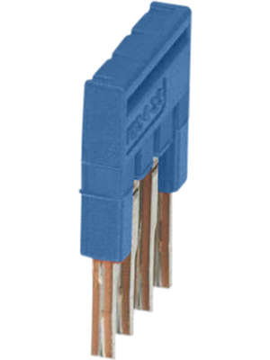 Phoenix Contact - FBS 4-3,5 BU - Plug-in Bridge, 3.5 mm, Poles=4, blue, FBS 4-3,5 BU, Phoenix Contact