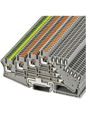 Phoenix Contact - PT 2,5-PE/3L/2P - Terminal block N/A grey, 0.14...2.5 mm2, 3012316, PT 2,5-PE/3L/2P, Phoenix Contact