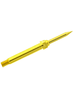 PTR Messtechnik - 5310/G-B-1.5N-AU-1.0 - Spring contact 8 A 19.5 mm 30 pointed tip, 5310/G-B-1.5N-AU-1.0, PTR Messtechnik