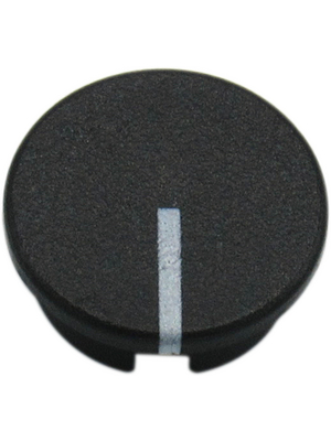 RND Components - RND 210-00289 - Knob Cap black, RND 210-00289, RND Components