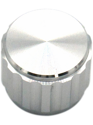 RND Components - RND 210-00339 - Aluminium Knob, silver, 6.4 mm, RND 210-00339, RND Components