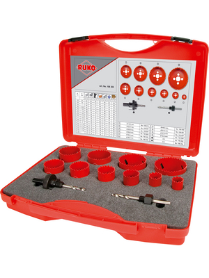 Ruko - 106303 - 12-piece hole saw set, 106303, Ruko