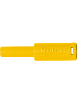 Schtzinger - SKU 30 / GE / -1 - Safety Coupler ? 4 mm yellow 1000 V, CAT II 69 mm, SKU 30 / GE / -1, Schtzinger