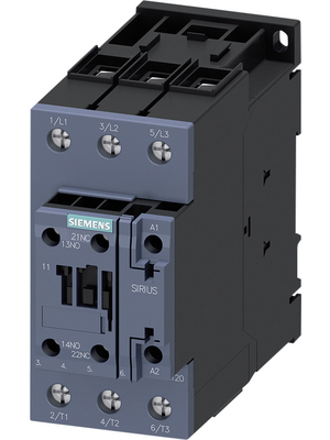 Siemens - 3RT2035-1AP00 - Contactor 230 VAC  50 Hz 3 NO 1 NO+1 NC Screw Terminal, 3RT2035-1AP00, Siemens