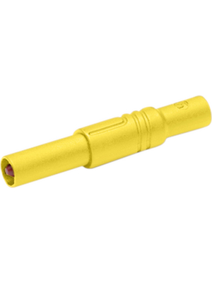 SKS Kontakttechnik - 934 097-103 - Safety plug ? 4 mm yellow CAT III N/A, 934 097-103, SKS Kontakttechnik