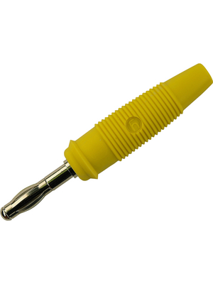 SKS Kontakttechnik - LAS 30 yellow - Plug ? 4 mm yellow CAT I N/A, LAS 30 yellow, SKS Kontakttechnik