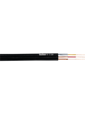Tasker - C228 - Combi-cable   1 x 0.08 (75Ohm) /   2 x 0.14 mm2 75 Ohm, C228, Tasker