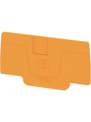 Weidmller - AEP 2C 4 OR - 2051710000 - End plate N/A 58 x 2.1 x 32 mm orange A, AEP 2C 4 OR - 2051710000, Weidmller