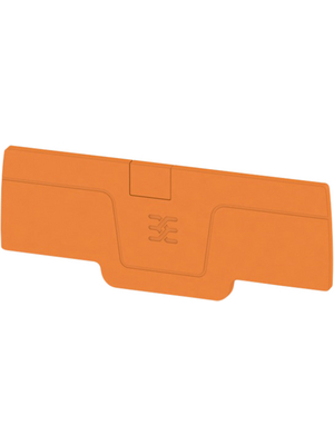 Weidmller - AEP 4C 2.5 OR - 2052310000 - End plate N/A 76 x 2.1 x 29 mm orange A, AEP 4C 2.5 OR - 2052310000, Weidmller