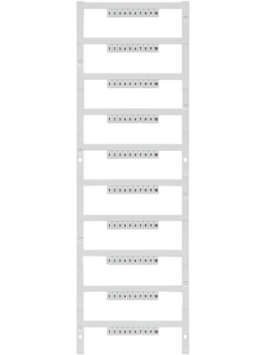 Weidmller - DEK 5/3,5 MC FSZ 1-10 - 1762320001 - Terminal block marking strip, unprinted, DEK 5/3,5 MC FSZ 1-10 - 1762320001, Weidmller