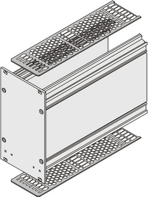 Pentair Schroff - 34813-908 - Cover plate 3 HE 8 TE, 34813-908, Pentair Schroff