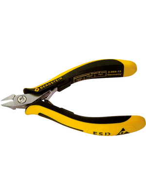 Bernstein - 3-969-15 - Side-cutting pliers without bevel, 3-969-15, Bernstein