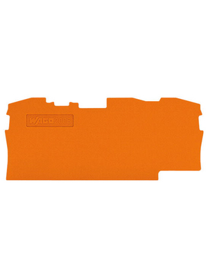 Wago - 2006-1392 - End plate 3-wire;orange, 2006-1392, Wago