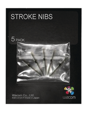 Wacom - ACK-20002 - Brush pen nibs for Intuos 4/5 (5 pieces), ACK-20002, Wacom