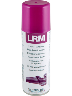 Electrolube - LRM 200 ML, NORDIC - Label remover Spray 200 ml, LRM 200 ML, NORDIC, Electrolube