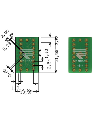 Roth Elektronik - RE935-07R - Prototyping board FR4 Epoxide + chem. Au, RE935-07R, Roth Elektronik