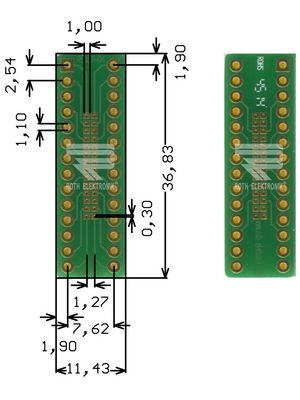 Roth Elektronik - RE937-04 - Prototyping board FR4 Epoxide + chem. Au, RE937-04, Roth Elektronik