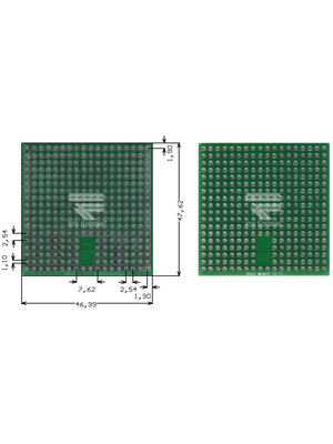 Roth Elektronik - RE941-S3 - Prototyping board FR4 epoxy fibre-glass + HAL, RE941-S3, Roth Elektronik