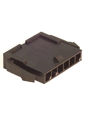 Molex - 43640-0600 - Male contact housing single row Pitch3 mm Poles 1 x 6 Micro-Fit, 43640-0600, Molex