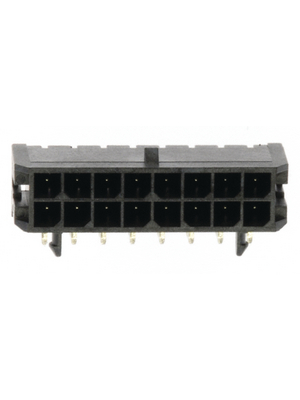 Molex - 43045-1600 - Male connector dual row 90 Pitch3 mm Poles 2 x 8 Micro-Fit, 43045-1600, Molex