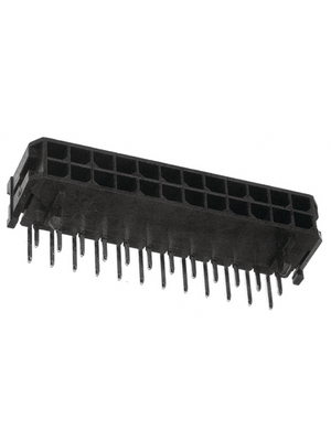 Molex - 43045-2400 - Male connector dual row 90 Pitch3 mm Poles 2 x 12 Micro-Fit, 43045-2400, Molex