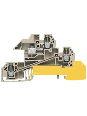 Weidmller - WDL 2.5/S/NT/L/PE - Distribution terminal W-Series N/A beige, 0.5...2.5 mm2, 1030600000, WDL 2.5/S/NT/L/PE, Weidmller