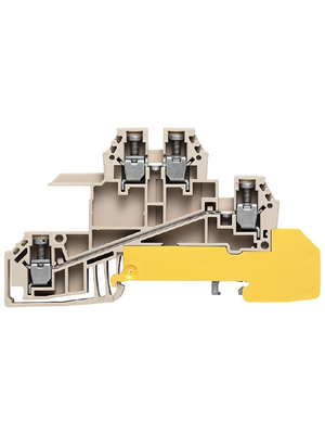 Weidmller - WDL 2.5/S/L/L/PE - Distribution terminal W-Series N/A beige, 0.5...2.5 mm2, 1031100000, WDL 2.5/S/L/L/PE, Weidmller