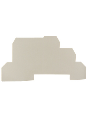 Weidmller - WAP WDL2.5 - End plate N/A 48.7 x 1.5 x 90 mm beige W-Series, 1067800000, WAP WDL2.5, Weidmller