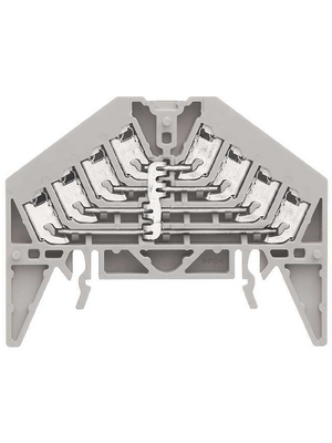 Weidmller - PPV 4 GR 35X15 DGR - Potential distributor PPV 4 DIN35x15 mm Inputs=16 0.5...1.5 mm2 grey, 1173880000, PPV 4 GR 35X15 DGR, Weidmller