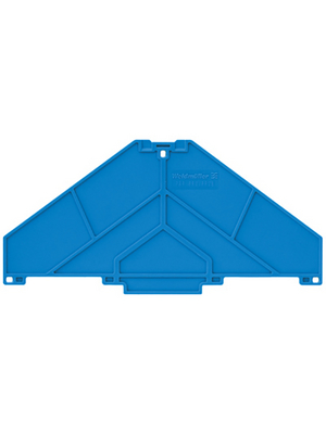 Weidmller - PAP PRV/PPV8 BL - End plate N/A PRV/PPV8 58.5 x 3 x 120 mm blue P-Serie, 1268000000, PAP PRV/PPV8 BL, Weidmller