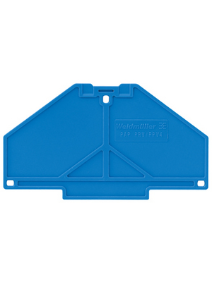 Weidmller - PAP PRV/PPV4 BL - End plate N/A PRV/PPV4 39.9 x 3 x 70 mm blue P-Serie, 1268010000, PAP PRV/PPV4 BL, Weidmller