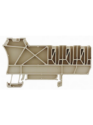 Weidmller - ZAP/TW ZIA1.5/4L - Partition plate N/A 45.8 x 5.08 x 81 mm beige Z Series, 1649550000, ZAP/TW ZIA1.5/4L, Weidmller