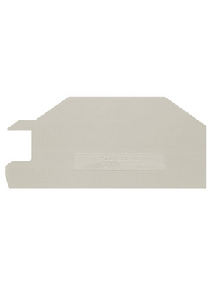 Weidmller - ZAP ZDU10/16S - End plate N/A 40.53 x 2 x 88.7 mm beige Z Series, 1739660000, ZAP ZDU10/16S, Weidmller