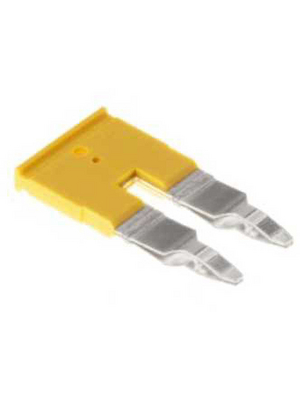 Weidmller - ZQV 6N/2 - Cross connector N/A 29.03 x 3.1 x 14.3 mm yellow Z Series Poles=2, 1906210000, ZQV 6N/2, Weidmller