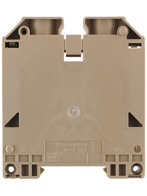 Weidmller - WDU 70N/35 - Feed-through Terminal W-Series N/A beige, 10...70 mm2, 9512190000, WDU 70N/35, Weidmller