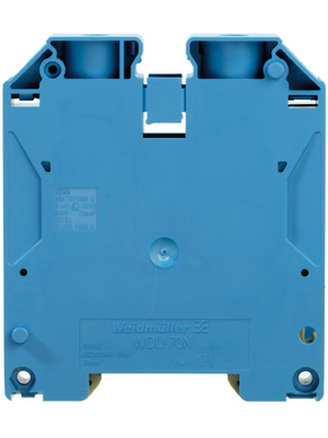 Weidmller - WDU 70N/35 BL - Feed-through Terminal W-Series N/A blue, 10...70 mm2, 9512420000, WDU 70N/35 BL, Weidmller