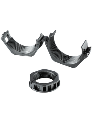 PMA Uster - BLN-M20 - Lock nut, splitNWM20 black, BLN-M20, PMA Uster