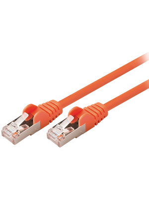 Valueline - VLCP85121O025 - Patch cable CAT5 SF/UTP 0.25 m orange, VLCP85121O025, Valueline