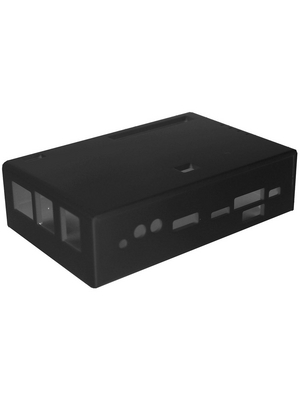 Camdenboss - CBDBRB-BLK - RIoT Board Enclosure 79.6 x 123 x 35.7 mm black Polystyrene IP 00 N/A, CBDBRB-BLK, Camdenboss