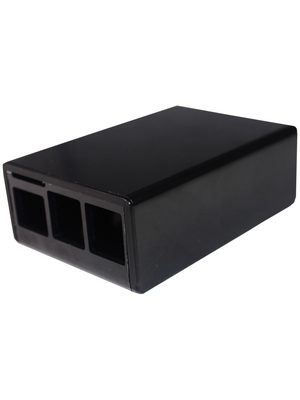 Camdenboss - CBRPP-BLK - Raspberry Pi B+  Enclosure 62.4 x 89.4 x 32 mm black Polystyrene IP 00 N/A, CBRPP-BLK, Camdenboss