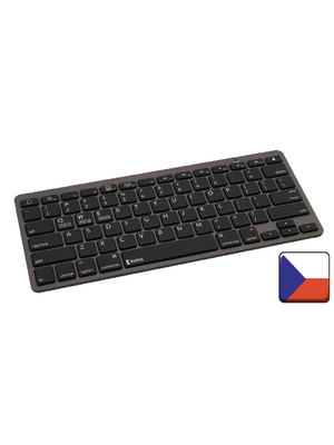 Koenig - CSKBBT100CZ - Multimedia Bluetooth Keyboard CZ Bluetooth dark grey, CSKBBT100CZ, K?nig