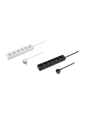 Valueline - VLES615F001WH - Outlet strip, 6, 1.5 m, Type E, VLES615F001WH, Valueline