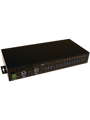 Exsys - EX-1116HMVS - Industrial Hub USB 3.0 16x black, EX-1116HMVS, Exsys