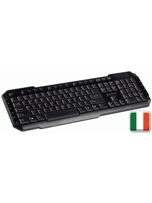 Koenig - CSKBMU100IT - USB Multimedia Keyboard IT USB black, CSKBMU100IT, K?nig