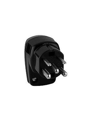 Feller - 8825.T25.L.60 - Mains plug Suisse T25 N/A black Switzerland, Type 25, 8825.T25.L.60, Feller