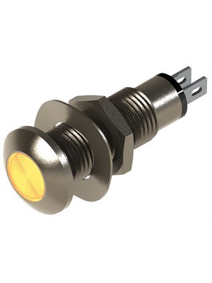 Marl - 537-521-63 - LED Indicator yellow 12...28 VAC/DC Soldering lugs, 537-521-63, Marl