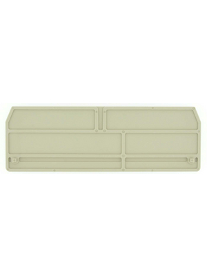 Weidmller - ZAP/TW4/4AN - Partition plate N/A 34.85 x 2 x 94.35 mm beige Z Series, 7904210000, ZAP/TW4/4AN, Weidmller