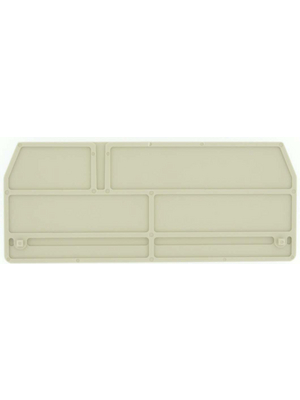 Weidmller - ZAP/TW6/3AN - Partition plate N/A 45 x 2 x 90 mm beige Z Series, 7907370000, ZAP/TW6/3AN, Weidmller