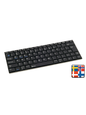 Koenig - CSKBBT200ND - Portable Multimedia Bluetooth Keyboard SE / NO / FI / DK Bluetooth aluminium, CSKBBT200ND, K?nig